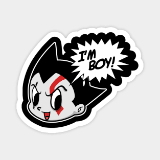 kratos astro boy Magnet