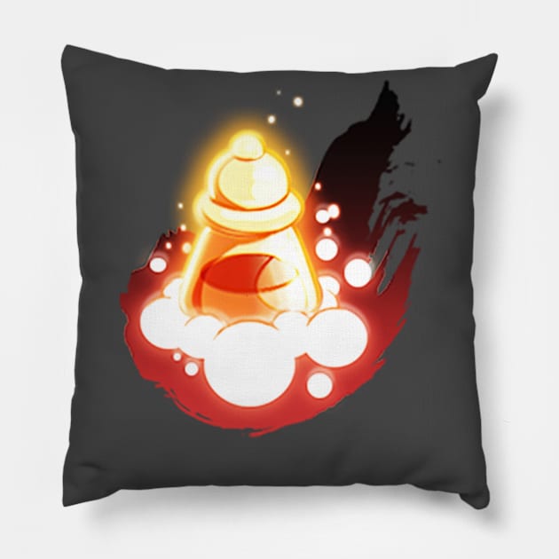 Wakfu Eniripsa's hands Pillow by Mediosa