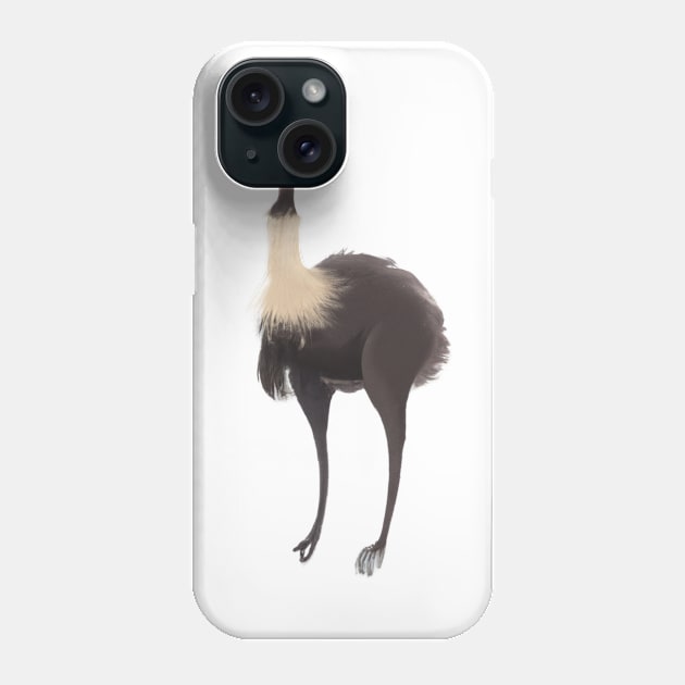 Cute Emu Drawing Phone Case by Play Zoo