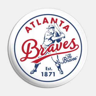 Old Style Atlanta Braves 2 by Buck Tee Pin