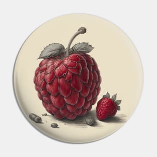 Draw of raspberries Pin