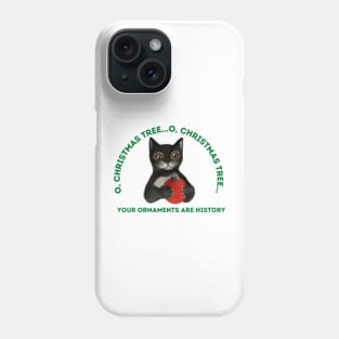 Christmas Tree Cat Phone Case