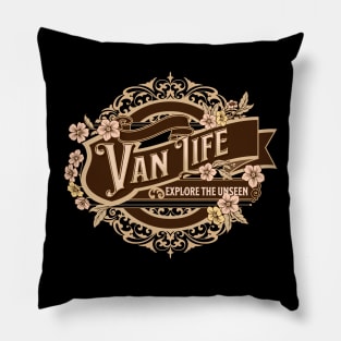 Van Life Explore The Unseen Pillow