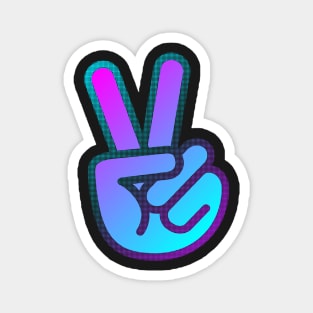 Two fingers (PEACE) Magnet