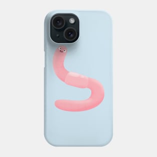 Cute worm farm vermiculture cartoon Phone Case