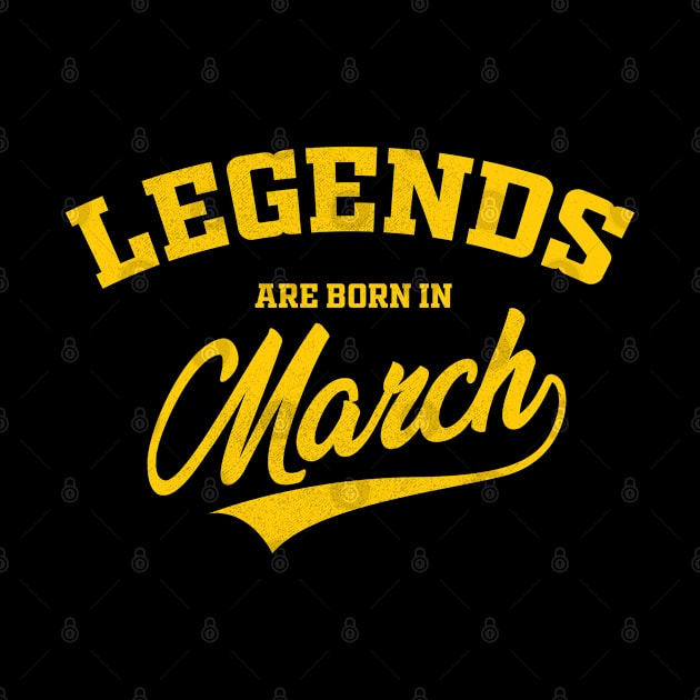 Legends are born in March by Aldebaran