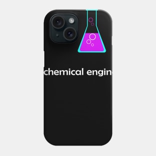 chemical engineering with logo engineer Phone Case