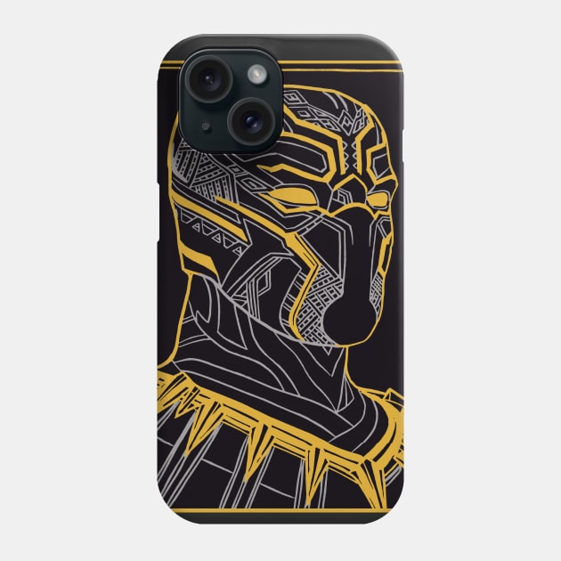 The King Of Wakanda - Black Panther Phone Case by Jomeeo