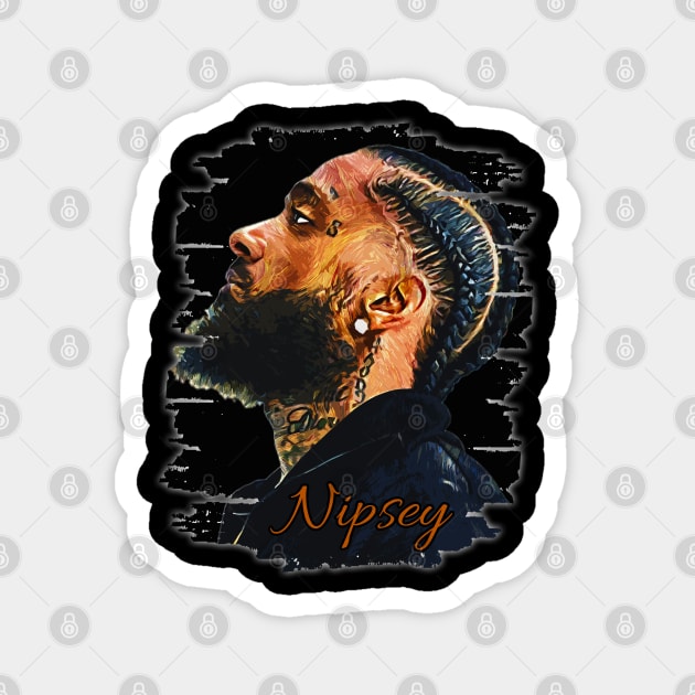 Nipsey Magnet by Nana On Here