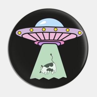 Cow abduction Pin