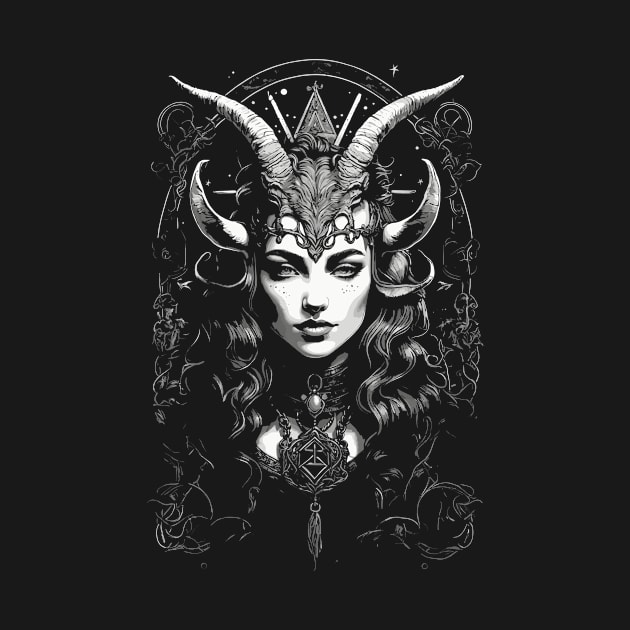 Goat Witch Black Magic by Nerdlight Shop