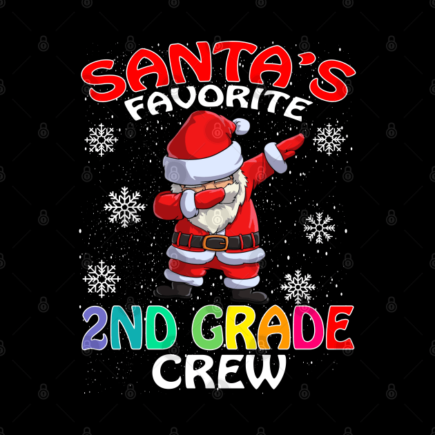 Santas Favorite 2Nd Grade Crew Teachers Christmas by intelus