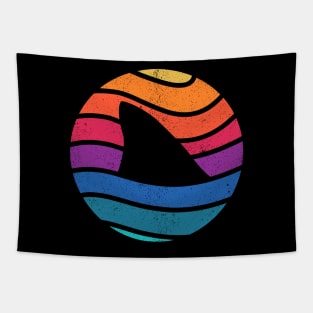 Shark and colorful sea - Shark Week Tapestry