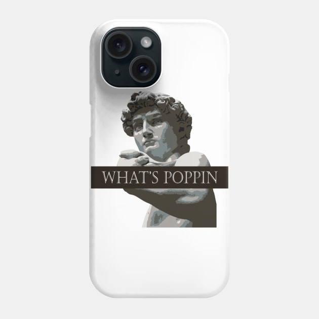 david whats poppin Phone Case by Art Dysmorphia