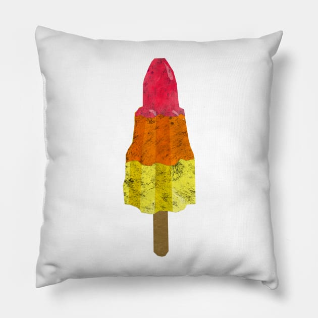 Ice lolly - citrus rocket Pillow by Babban Gaelg