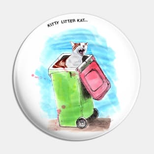 Kitty Litter Kat Pin