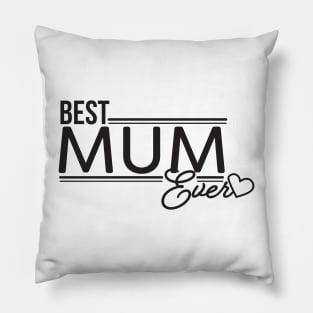 Best Mum Ever with Heart Pillow