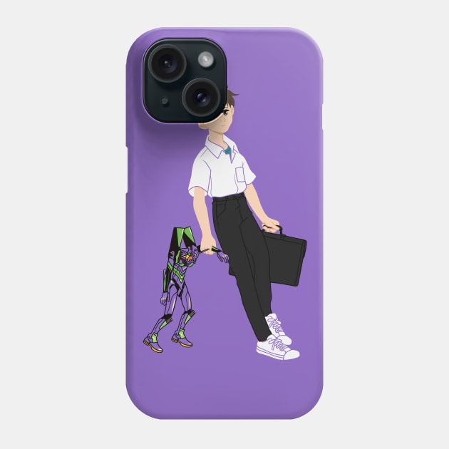 Shinji Ikari Phone Case by Janikainen