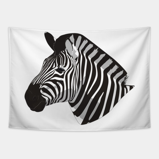 Zebra Tapestry by Sticker Steve