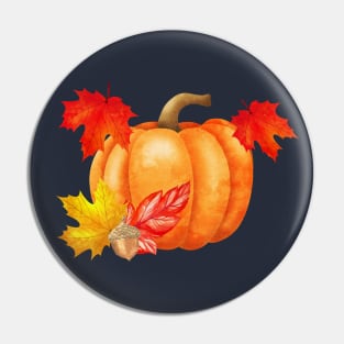 Fall Season Pumpkin Pin