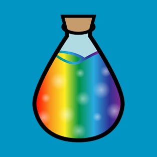 DIY Single Rainbow Potion or Poison for Tabletop Board Games (Style 2) T-Shirt