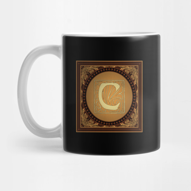 Letter C Monogram Letter C Mug Teepublic