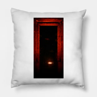 Mysterious door Pillow