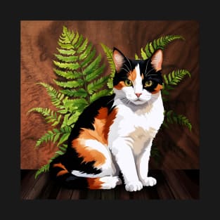 Portrait Of A Calico Cat T-Shirt