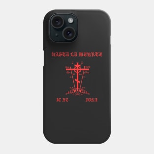 Eastern Orthodox Golgotha Cross Great Schema Hasta La Meurte Phone Case