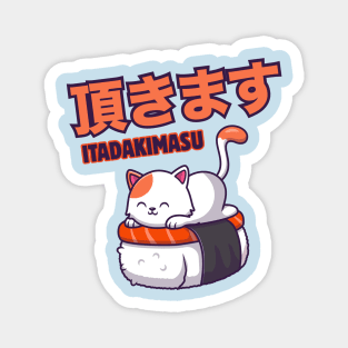 Sushi Cat Magnet