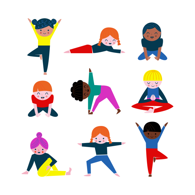 Yoga by Rosalind Maroney Illustration