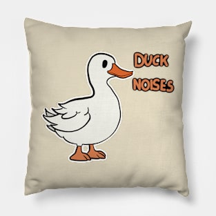 Duck Noises Pillow