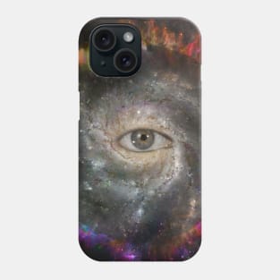 All seeing eye in space Phone Case