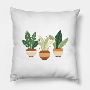 Plants in pots Pillow