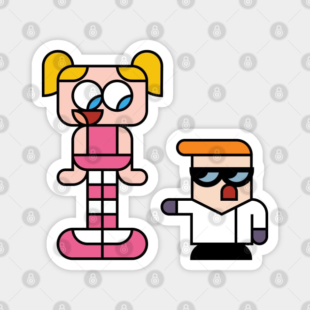 dexters laboratory Magnet by Tooniefied