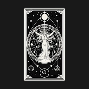 Themis Tarot Card Astrology Occult Mystical T-Shirt