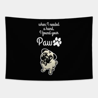 When I needed a hand, I found your Paw Tapestry