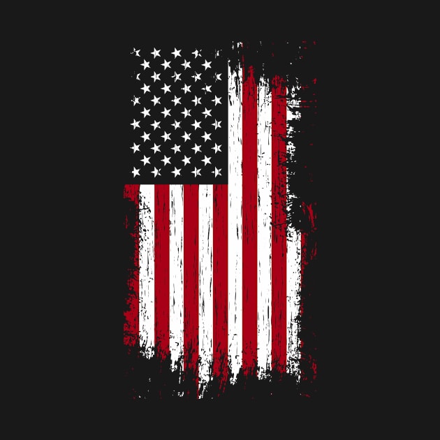 Grunge American Flag by Artizto