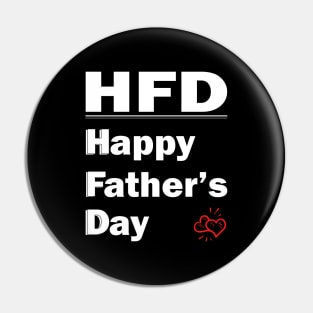 Happy Father's Day Pin