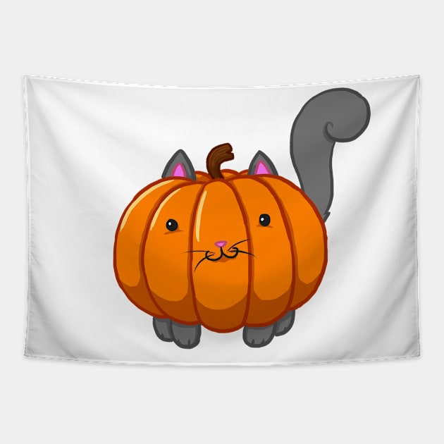 Munchkin Pumpkin Tapestry by lilnellan