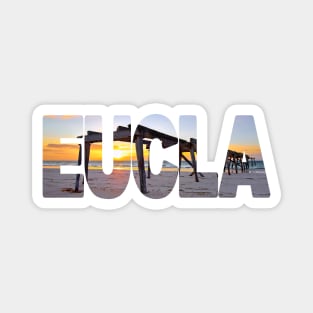 EUCLA - Jetty Ruins Western Australia Sunrise Magnet