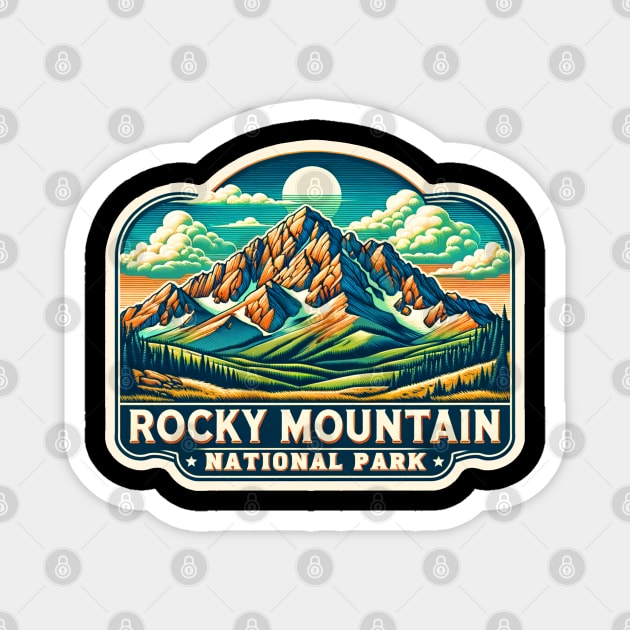 Rocky Mountain National Park Colorado Magnet by heybert00