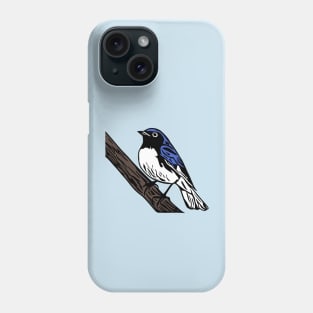 Black-Throated Blue Warbler Phone Case