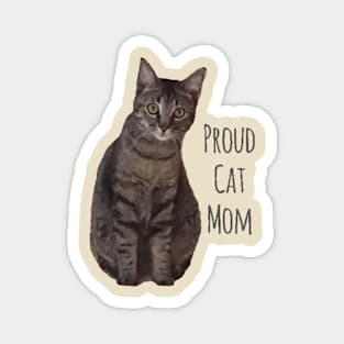 Proud Cat Mom Magnet