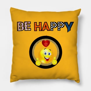 Beautyful happy. Pillow