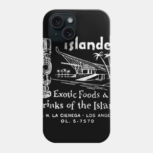 The Islander / Tiki Bar and Restaurant / Vintage Americana Phone Case