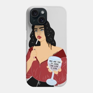 Judging life Phone Case