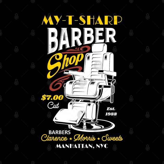 My-T-Sharp barbershop from Coming to America by MonkeyKing