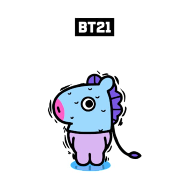 bt21 bts exclusive design 60 by Typography Dose