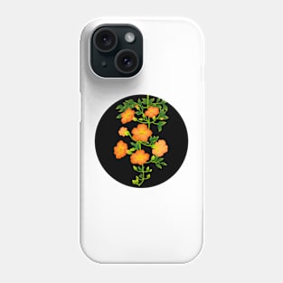 Minhwa: Trumpet Creeper E Type (Korean traditional/folk art) Phone Case